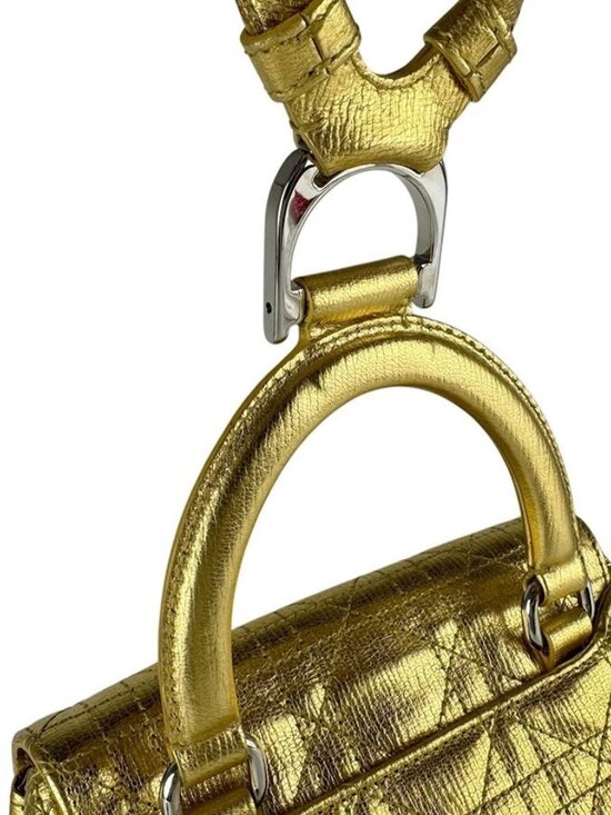 Christian Dior Backpack gold leather main image 11